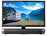 Reflexion 22 Zoll Smart Fernseher Widescreen mit Soundbar, für Wohnmobile mit DVB-T2 HD, Triple Tuner, Android, 12 /24 Volt, mit 12 V Adapter und DVB-T Antenne LEDW22iSB