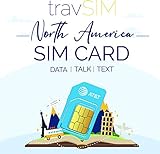 travSIM USA SIM Karte (AT&T SIM Karte) Gültig für 30 Tage - Unbegrenzte* 3G 4G LTE - Mobile Daten - Vereinigte Staaten AT&T US SIM Karte (Funktioniert auch in Kanada und Mexiko)