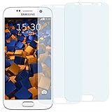 mumbi Schutzfolie kompatibel mit Samsung Galaxy S7 Folie klar, Displayschutzfolie (2X)