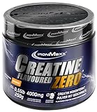 IronMaxx Creatine Powder Flavoured Zero - Orange 250g Dose | hochdosiert mit 4500mg Kreatin Monohydrat pro Portion | vegan und zuckerfrei
