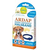 ARDAP Zecken- & Flohschutzhalsband für Hunde bis 25kg - Bis zu 4 Monate nachhaltiger Langzeitschutz - Natürlicher Wirkstoff gegen Zecken & Flöhe
