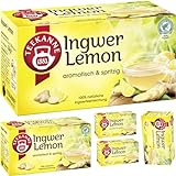 Teekanne Ingwer-Lemon Tee 20 x 2,25 gramm x 5 er Pack