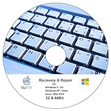 Recovery und Repair CD Für Windows 7 - Windows 8 - Windows 10 32 & 64 Bit Version - Dattenrettung und Reparatur CD - NOTFALL CD für Windows und Linux