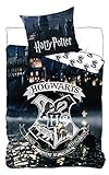 Harry Potter Bettwäsche / Bettwäsche Set ** Hogwarts Schloss und Wappen **