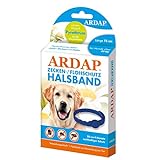 ARDAP Zecken- & Flohschutzhalsband für Hunde über 25kg - Bis zu 4 Monate nachhaltiger Langzeitschutz - Natürlicher Wirkstoff gegen Zecken & Flöhe