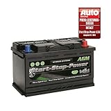 Intact AGM 800 Start Stop Autobatterie 12V 80 Ah 800 A Preis-Leistung-SIEGER GTÜ 2014
