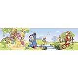 AG Design Disney Winnie Puuh Wand Sticker, Selbstklebende Folie, Mehrfarbig, 500 x 14 cm