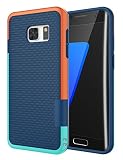 Jeylly Galaxy S7 Edge Hülle, 3 Farben Slim Hybrid Impact Robustes, weiches TPU & Harter PC-Stoßfänger Stoßfeste, rutschfeste Schutzhülle Hülle für Samsung Galaxy S7 Edge S VII Edge G935F - B