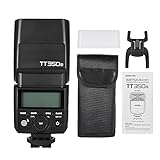 Godox TT350S Mini-Speedlites Blitzgerät 2.4G Wireless Master & Slave 1 / 8000S HSS TTL-Funktion für Sony ILDC Kamera A77II A7RII A7R A58 A99 ILCE6000L RX10