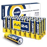Allmax AA Alkaline Höchstleistungs-Batterien (24 Sück) – ultralanglebige doppelte A-Batterie, 10 Jahre Haltbarkeitsdauer, auslaufsicher – angetrieben durch EnergyCircle Technologie (1.5 Volt)