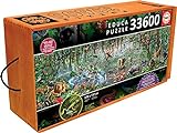 Educa 16066, Wildlife, 33600 Teile Puzzle für Erwachsene und Kinder ab 14 Jahren, Dschungel, Tierpuzzle