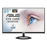 ASUS Eye Care VZ239HE | 23 Zoll Full HD Monitor | Schlankes Design, Rahmenlos, Flicker-Free, Blaulichtfilter | 75 Hz, 16:9 IPS Panel, 1920x1080 | HDMI, D-Sub