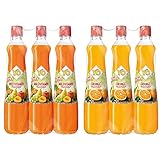 YO Sirup Multifrucht, 6er Pack (6 x 700 ml) & Orange, 6er Pack (6 x 700 ml)