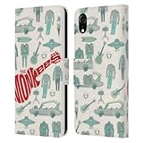 Head Case Designs Offizielle The Monkees Muster Grafiken Leder Brieftaschen Handyhülle Hülle Huelle kompatibel mit Apple iPhone XR
