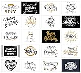 Edition Seidel Set 20 Geburtstagskarten - Glückwunschkarten zum Geburtstag - Postkarten für Erwachsene und Kinder - Happy Birthday Karten