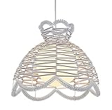 LED Pendelleuchte, moderne minimalistische Aluminium Drahtgeflecht + Weiß Glas Lampenschirm Design Pendelleuchte, Mode kreative Wohnzimmer Schlafzimmer Esszimmer Dekoration Beleuchtung Deckenleuchten