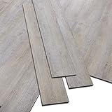ARTENS - PVC Bodenbelag CONONDALE - Click Vinyl-Dielen - Vinylboden - Rohholz-Effekt - Grau/Beige - Intenso - Dicke 5 mm - 1,1m²/5 Dielen