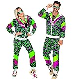 80'S PARTY ANIMAL SHELL SUIT (jacket, pants) - (XL)