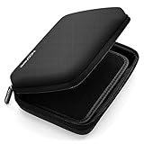 deleyCON Navi Tasche Navi Case Tasche für Navigationsgeräte - 6 Zoll & 6,2 Zoll (17x12x4,5cm) - Robust & Stoßsicher - 1 Innenfach - Schwarz