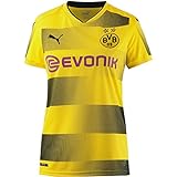PUMA Damen BVB WMS Home Replica with Sponsor Logo Shirt, gelb, L