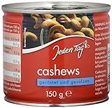 Jeden Tag Cashew- Kerne gesalzen, 150 g
