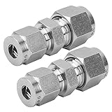 Quick-Screw Kompressionsschlauchadapter, gerader Kompressionsschlauchadapter, für Luftleitungen Wasserleitungen(6/Ф8)