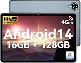 OUKITEL OT11 Tablet Android 14-11 Zoll Android Tablet, 16(4+12) GB RAM +128GB ROM(1TB TF) Gaming Tablet mit Stift, 8000mAh Tablet, 13MP 4G Tablet PC/5G WiFi/GMS/Octa-Core/Widevine L1/GPS, G