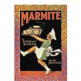 KYASDP Vintage Marmite Classic Anzeige Poster Malerei Für Wohnkultur Druck Auf Leinwand-60X90Cm Ohne Rahmen