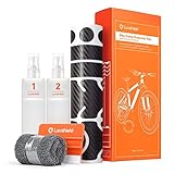 Luxshield Fahrrad Lackschutzfolie für Mountainbike, BMX, Rennrad, Trekkingrad etc. - 21-teiliges Rahmen-Set gegen Steinschlag - Carbon Optik & selbstklebend
