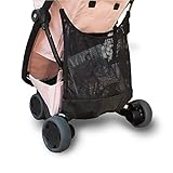 Quinny Kinderwagen Xtra Shopping Bag, praktische Extra Einkaufstasche für noch mehr Stauraum, Einkaufsbeutel inkl. Clips zum Anbringen, passend für alle Quinny Zapp Buggys, schwarz