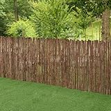 casa.pro Rindenmatte Zamora Balkon Sichtschutz 100 x 300 cm Gartenzaun strapazierfähig Rindenzaun Sichtschutzmatte Balkonverkleidung w