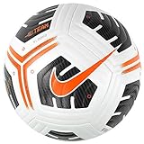 Nike Unisex-Adult NK ACDMY PRO-Team FIFA SZ 5 Recreational Soccer Ball, White/Black/(total orange), 5