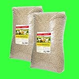 TOP Futtermittel Einstreu aus Dinkel, Einstreu für Kaninchen, Meerschweinchen und Hühner, 2 x 15 kg