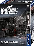 KOSMOS 695200 Adventure Games - Die Akte Gloom City. Entdeckt die Story, Kooperatives Gesellschaftsspiel für 1 bis 4 Spieler ab 16 Jahre, spannendes Abenteuer-Spiel