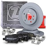 ZIMMERMANN Bremsenset Hinterachse inkl. Sport Bremsscheiben Coat Z Ø 288 mm voll und Bremsbeläge hinten Kompatibel mit OPEL INSIGNIA B (Z18)