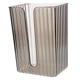 minkissy Handtuch-Aufbewahrungsbox Wandhalterung Papierhandtuchhalter Papierhandtuch-Wandhalterung Transparente Organizer-Box Schlagfreier Toiletten-Serviettenhalter