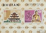 Prophila Collection Bhutan Block3C (kompl.Ausg.) 1965 Weltausstellung New York (Briefmarken für Sammler)