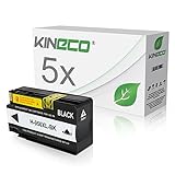 5 Kineco Tintenpatronen kompatibel mit HP 950XL CN045AE OfficeJet Pro 251 276 DW 8100 ePrinter 8600 Plus Premium 8610 8620 8630 8640 8660 e-All-in-One - Schwarz je 83ml