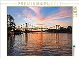 CALVENDO Puzzle Kaiser Wilhelm Brücke im Sonnenuntergang - 1000 Teile Foto-Puzzle für glückliche Stunden