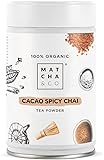 Cacao Spicy Chai, Chai-Tee mit Kakaogeschmack (Pulver), zu 100 % Bio, 80 g. Bio-Chai-Tee. Würziger Chai-Tee mit Kakaogeschmack und natürlichen Gewürzen