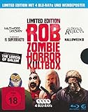 Rob Zombie Horror Kultbox (Limited Edition mit 4 Kult-Horror-Hits auf Blu-ray, Sammelschuber und Poster)