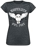Harry Potter Owl Post Frauen T-Shirt dunkelgrau meliert XL