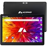 Acepad A130 Tablet 10 Zoll - Deutsche Marke - 128GB Speicher, 6GB RAM (+6GB), 4G LTE & WLAN, Octa-Core Boost-Prozessor, HD Display (Schwarz)