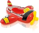 Warenhandel König Kinderboot Boot Gummiboot Schlauchboot für Pool Schwimmbad Pool Cruiser (Flugzeug Rot)