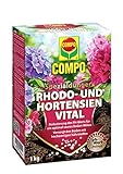 Compo Rhodo- und Hortensien Vital, Spezialdünger zur Reduzierung des pH-Wertes im Boden, 1 kg