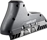 wolfcraft 3-fach Kantenhobel 4009000 – Trockenbau Hobel mit Dreifachklinge zum Anschrägen von Kanten bei Gipskarton – Für die Plattenstärken 9,5 & 12,5mm