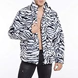 Yowablo Herren Mantel Wintermantel Trenchcoat Jacke Übergangsjacke Coat Winter Herbst Lang Warm Stehkragen Reverskragen Elegant Klassischer Outdoor Gepolstert (L,2Weiß)