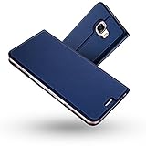 RADOO Galaxy A3 2017 Hülle, Premium PU Leder Handyhülle Brieftasche-Stil Magnetisch Folio Flip Klapphülle Etui Brieftasche Hülle Schutzhülle Tasche Case Cover für Samsung Galaxy A3 2017 (Blau)