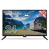 Cello ZRTG0242 Android Smart TV mit Freeview Play, Google Assistant, Google Chromecast, 3 x HDMI und 2 x USB, hergestellt in Großbritannien (Modell 2021)