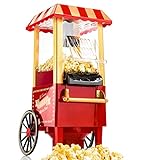 Gadgy Popcorn Maschine, Retro Popcorn Maker - Heissluft Ohne Fett Fettfrei Ölfrei - Popcornmaschine für Geburtstag, Party, Kino Zuhause - Pop Mais